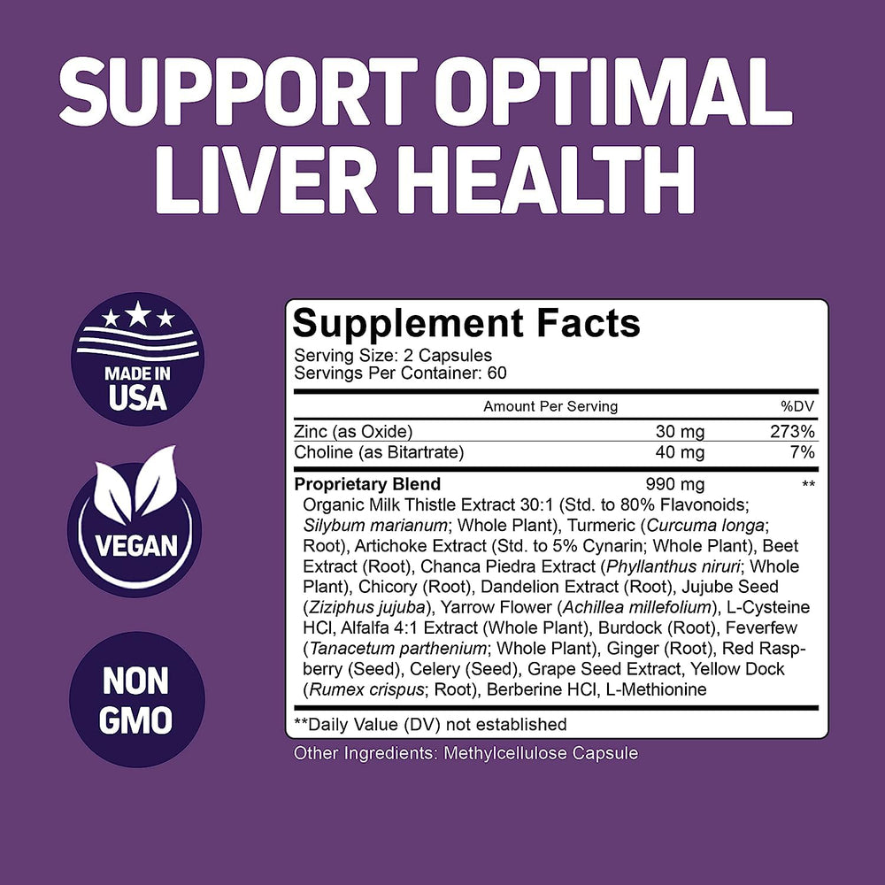 Herbtonics liver detox capsules closeup, easy-to-take daily formula.