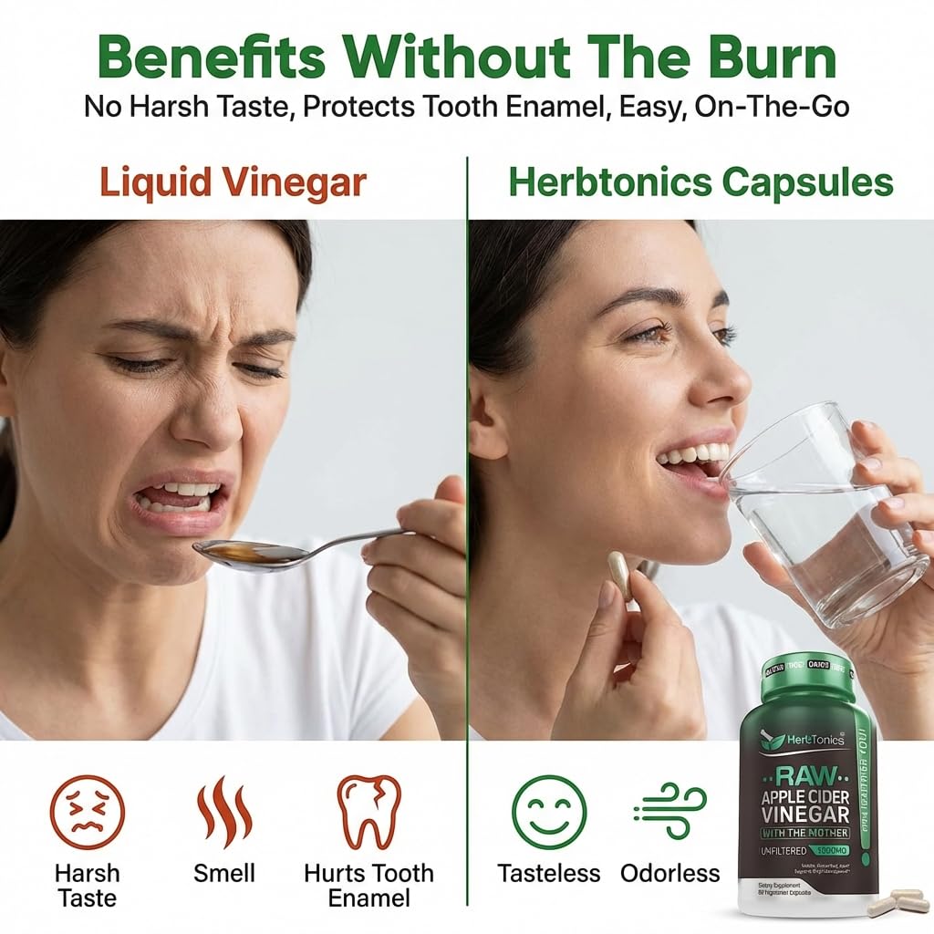 Herbtonics capsules in hand, portable wellness ally.