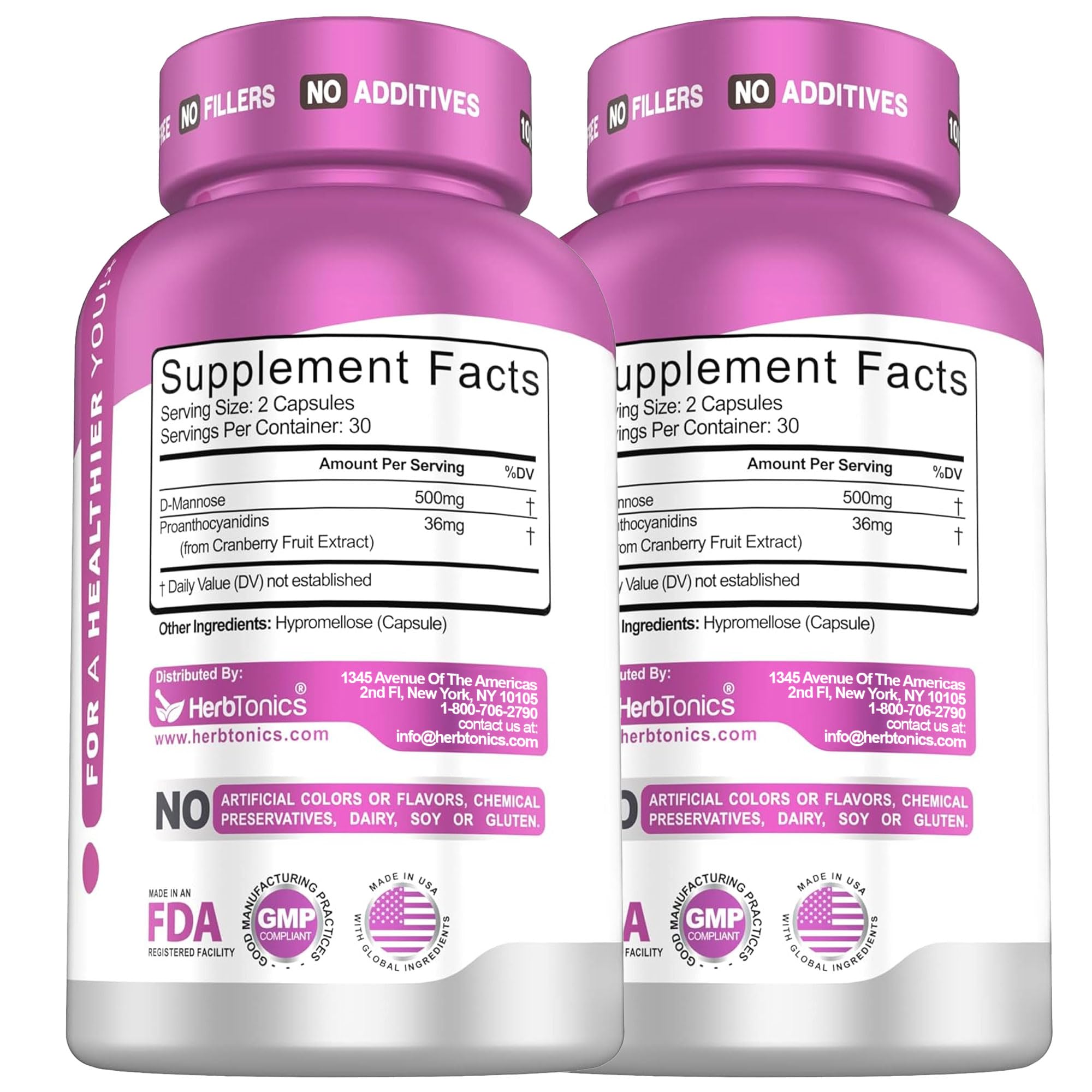 Herbtonics vegan non-GMO ingredients list – clean supplement option.