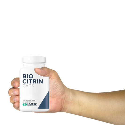 Herbvedics Bio-Citrin capsules provide plant-based daily support.