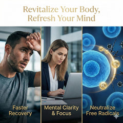 Close-up of HerbX tablets dissolving in water signaling fast action