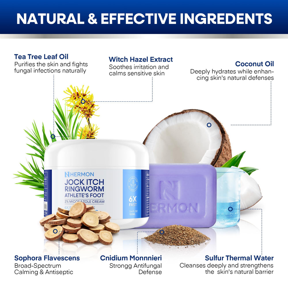 Hermon foot care routine with dry skin protection close-up.