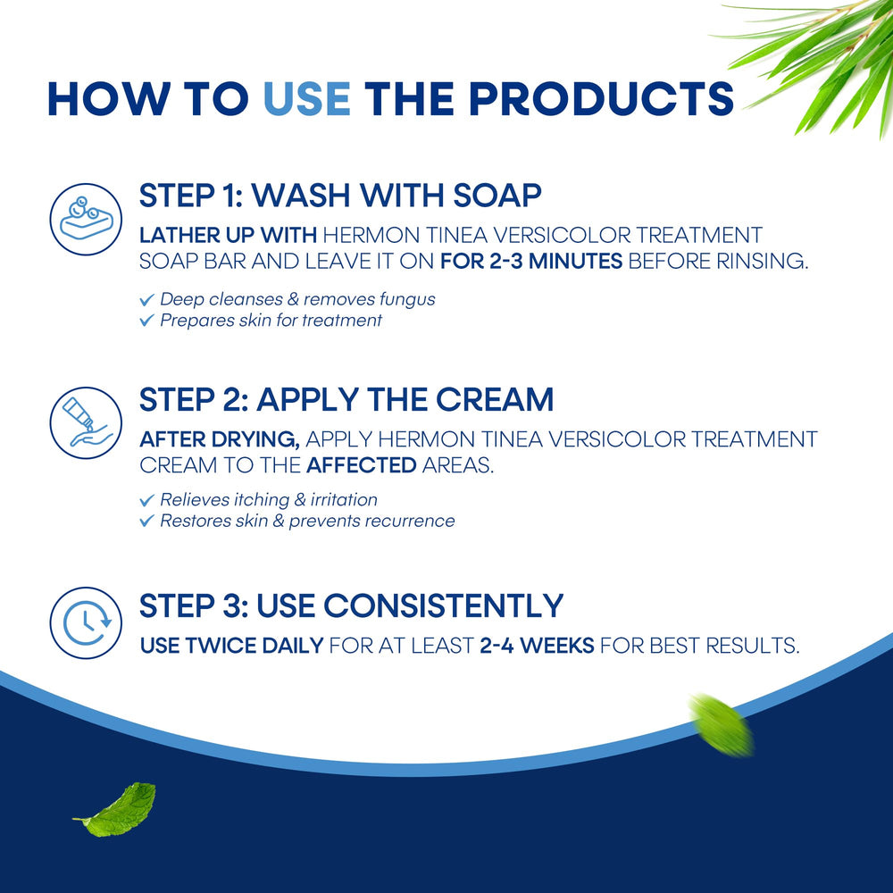 Hermon kit ingredients displayed for a natural approach.