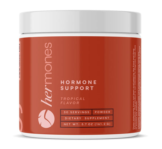 Hermones hormone balance bottle front showcases premium packaging for daily use.