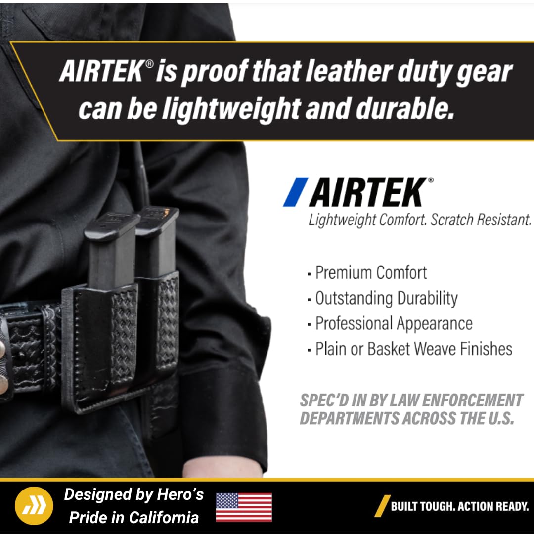 Hero's Pride AirTek lightweight clip-on design for comfortable carry