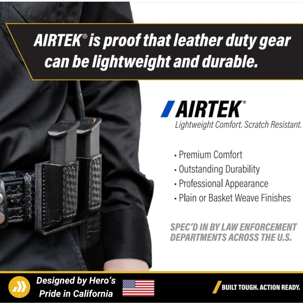 Hero's Pride AirTek lightweight clip-on design for comfortable carry