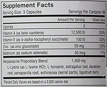 Herpanacine Diamond caplets close-up ideal for everyday skin support.