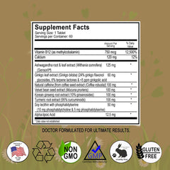 Herpanacine DiamondMind capsules close-up emphasizing cognitive balance