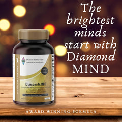 Herpanacine DiamondMind on a desk setup for daily mental clarity use