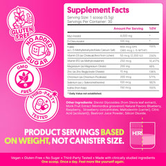 HERSTY Daily women's hormone support powder ready for morning routine.