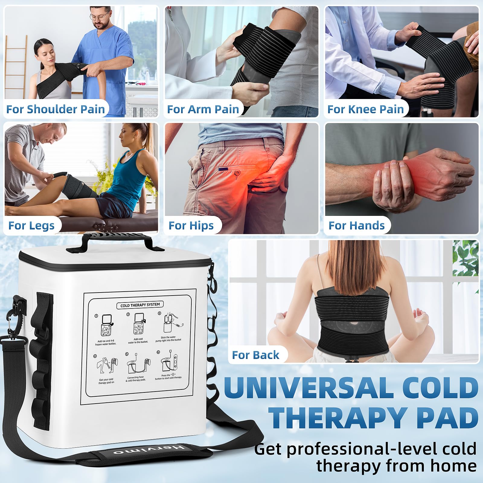 Hervimo four-speed adjustable timer lets therapy fit your schedule.