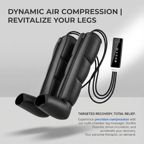Heselises Leg Compression Massager thigh section providing full-leg therapy.