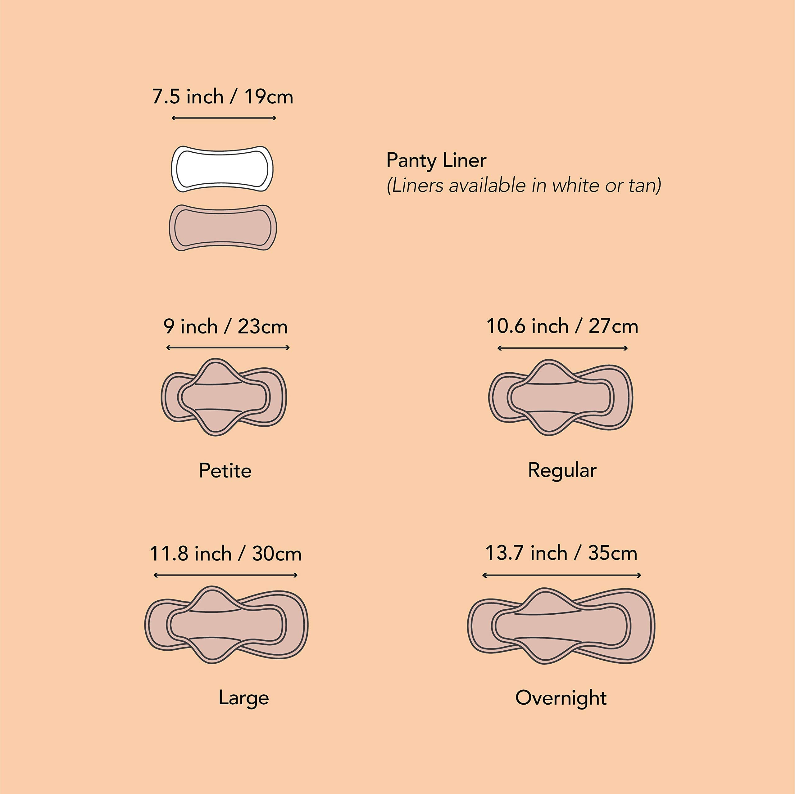 Hesta Rael easy-care liner that blends with regular laundry.