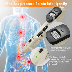 Heswea electronic acupuncture pen wireless design supports portable, on-the-go use.