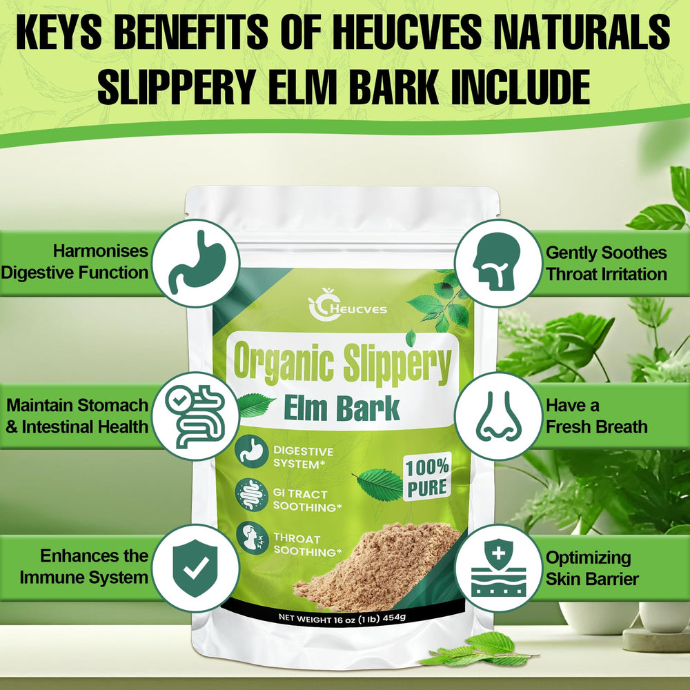 Heucves Slippery Elm tea infusion in cup for a soothing ritual