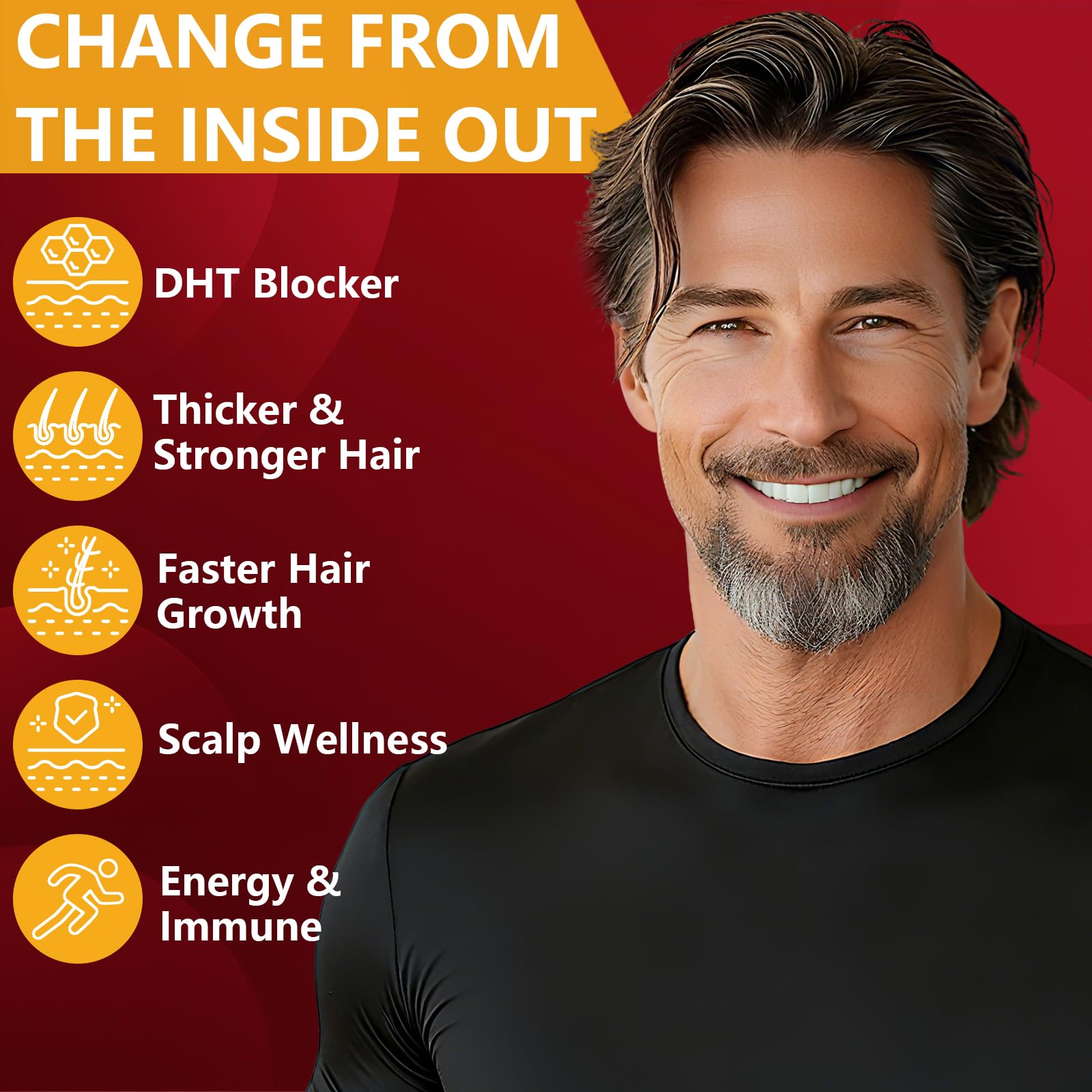 HevChay DHT Blocker with black pepper extract enhances nutrient absorption.