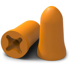 HexArmor AccuFit earplugs in a dispenser for quick access and reuse.