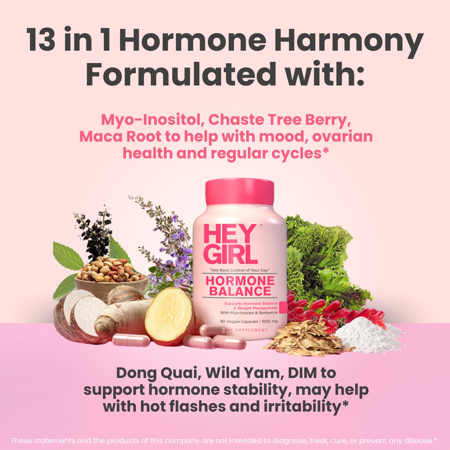 Hey Girl Nutrition maca root capsules evoke vitality and daytime focus
