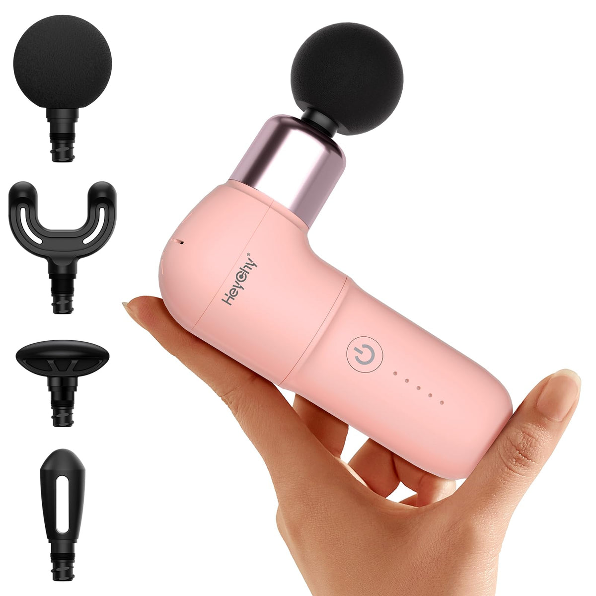 HEYCHY Super Mini Massage Gun with pocket design for easy on-the-go relief.