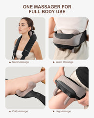 Heycool massager charges via USB for easy power