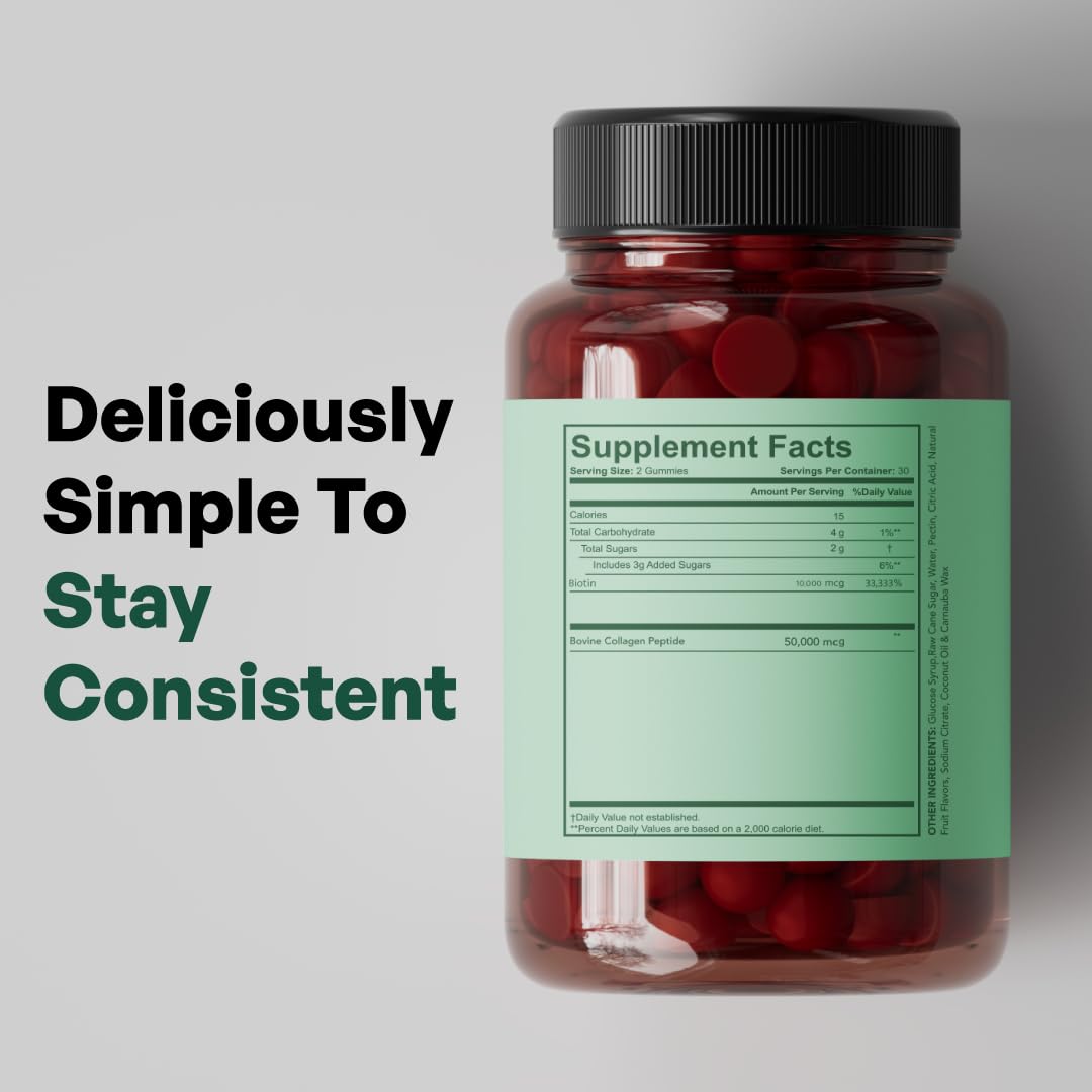 heyremi Advanced Biotin Collagen Gummies packaging pack features resealable design for on-the-go wellness