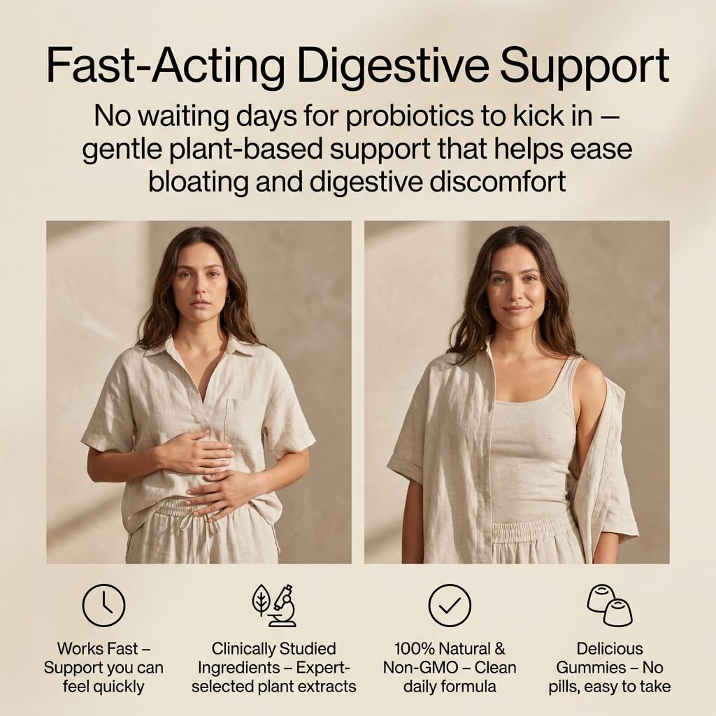 hand holding heyremi Debloat Gummies packaging for on-the-go digestive support