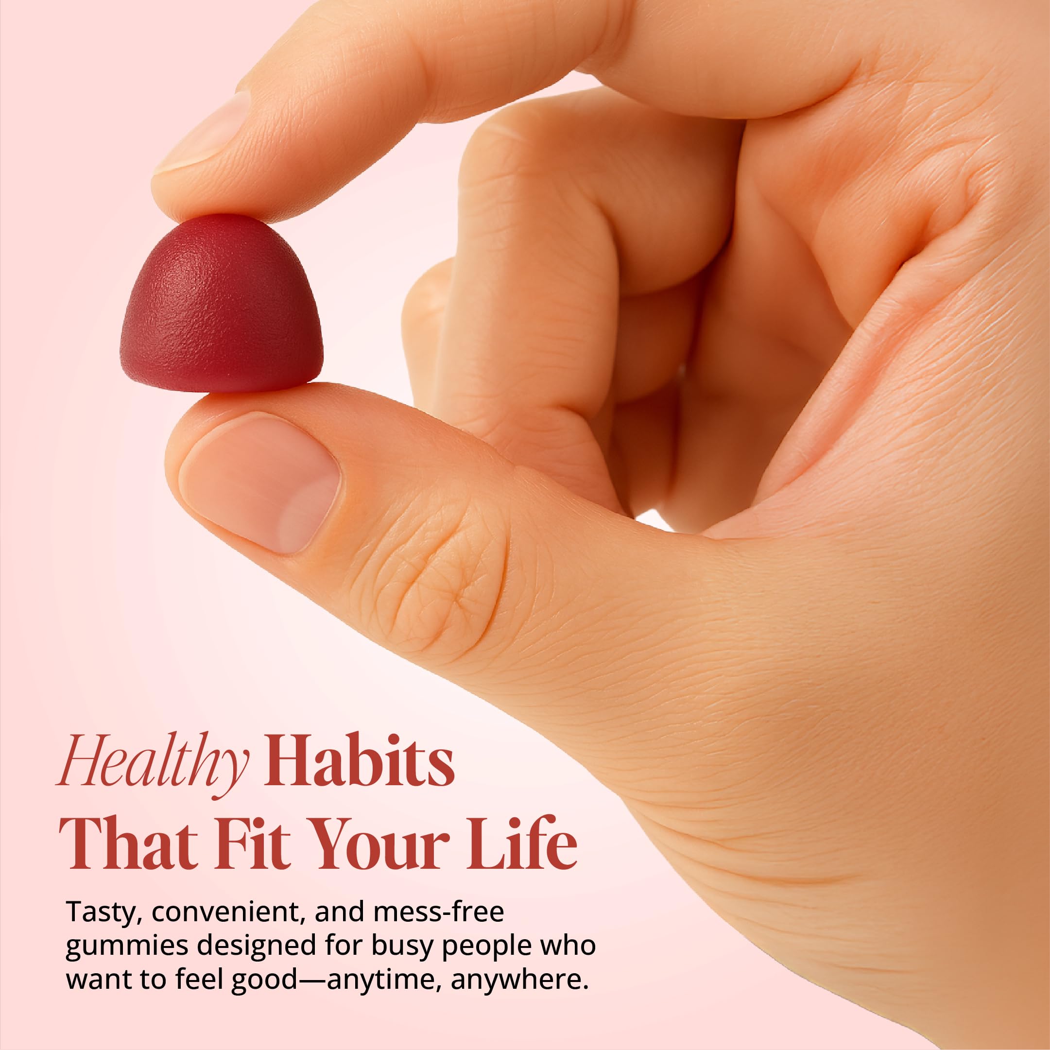 heyremi sugar-free apple cider vinegar gummies texture celebrates vibrant color and ease