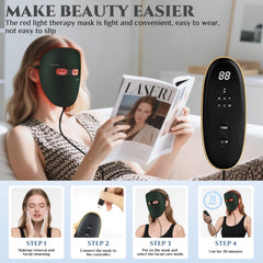 HGYYGACN soft silicone mask rests comfortably on the face.