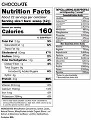 Hi-Health Udder Bliss chocolate serving scoop for quick mix