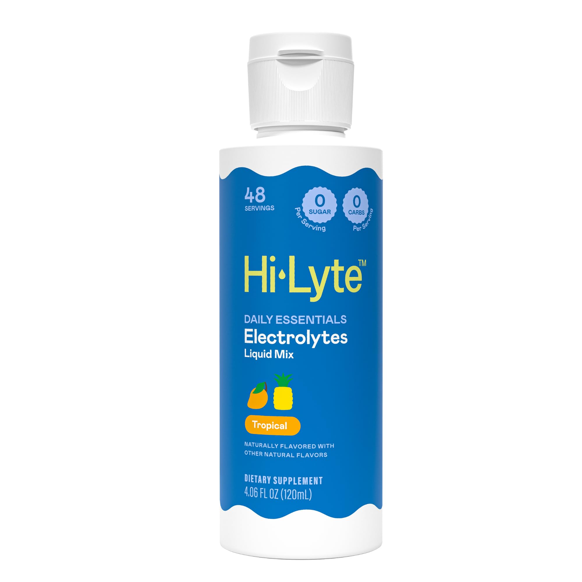 Hi-Lyte Daily Essentials Drops bottle closeup for on-the-go hydration.