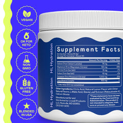 Hi-Lyte K1000 bottle with scoop ready for use during workouts.