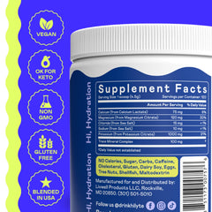 Hi-Lyte K1000 dissolves quickly in water for easy hydration