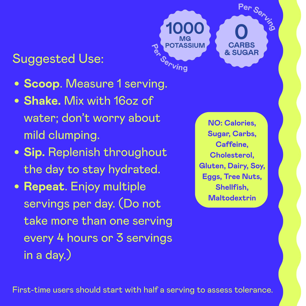 Hi-Lyte K1000 mineral blend image focusing on electrolytes.