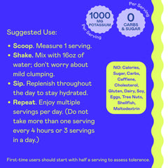 Hi-Lyte K1000 orange glass with dissolved drink signals easy hydration.