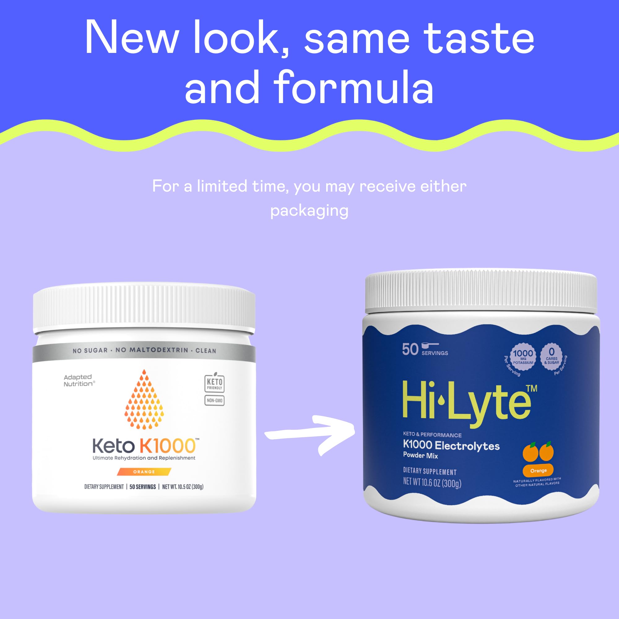 Hi-Lyte K1000 orange serving mix prepared to shake post-workout.