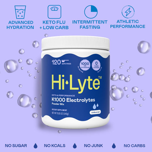 Hi-Lyte K1000 scoop measures 1000 mg potassium for precise dosing