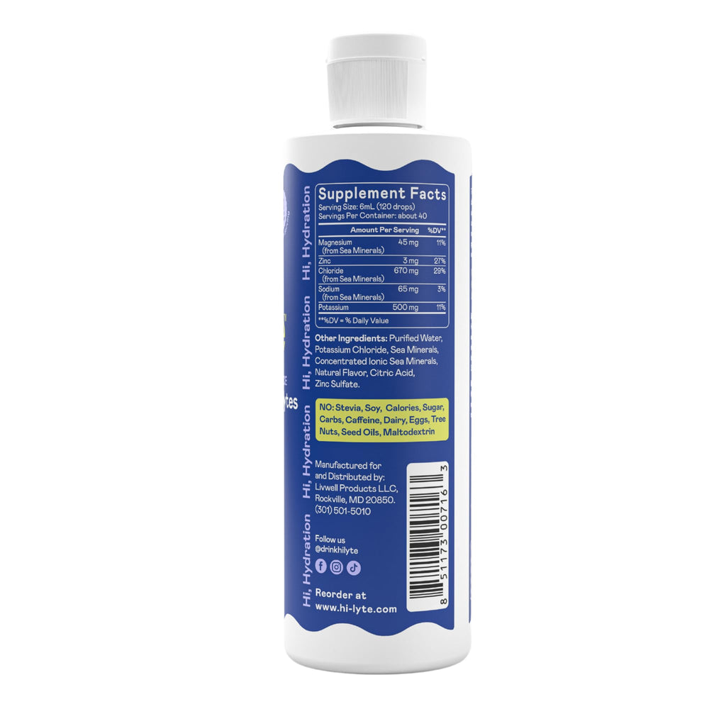 Hi-Lyte K500 travel size bottle ready for gym bags