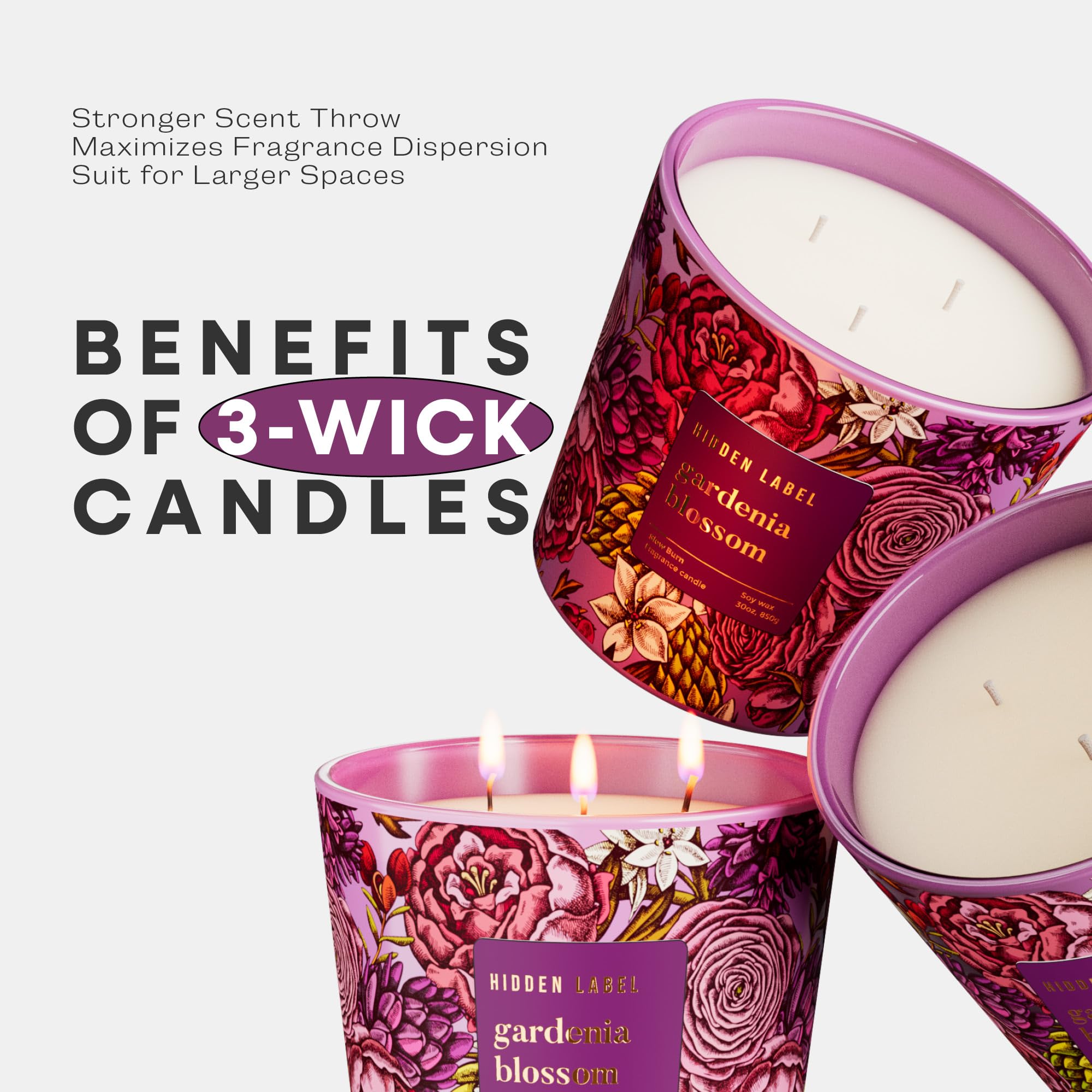 Hidden Label aromatherapy notes promote relaxation and calm