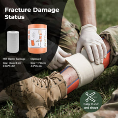 HidroPony IFAK hemostatic gauze pack enables rapid control.