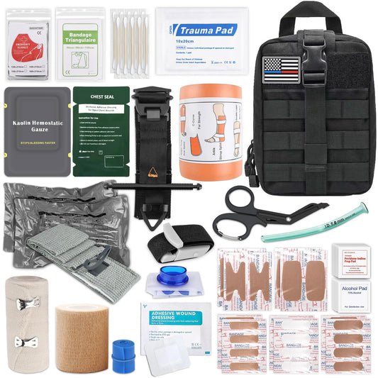 HidroPony IFAK trauma kit MOLLE bag for fast outdoor access.