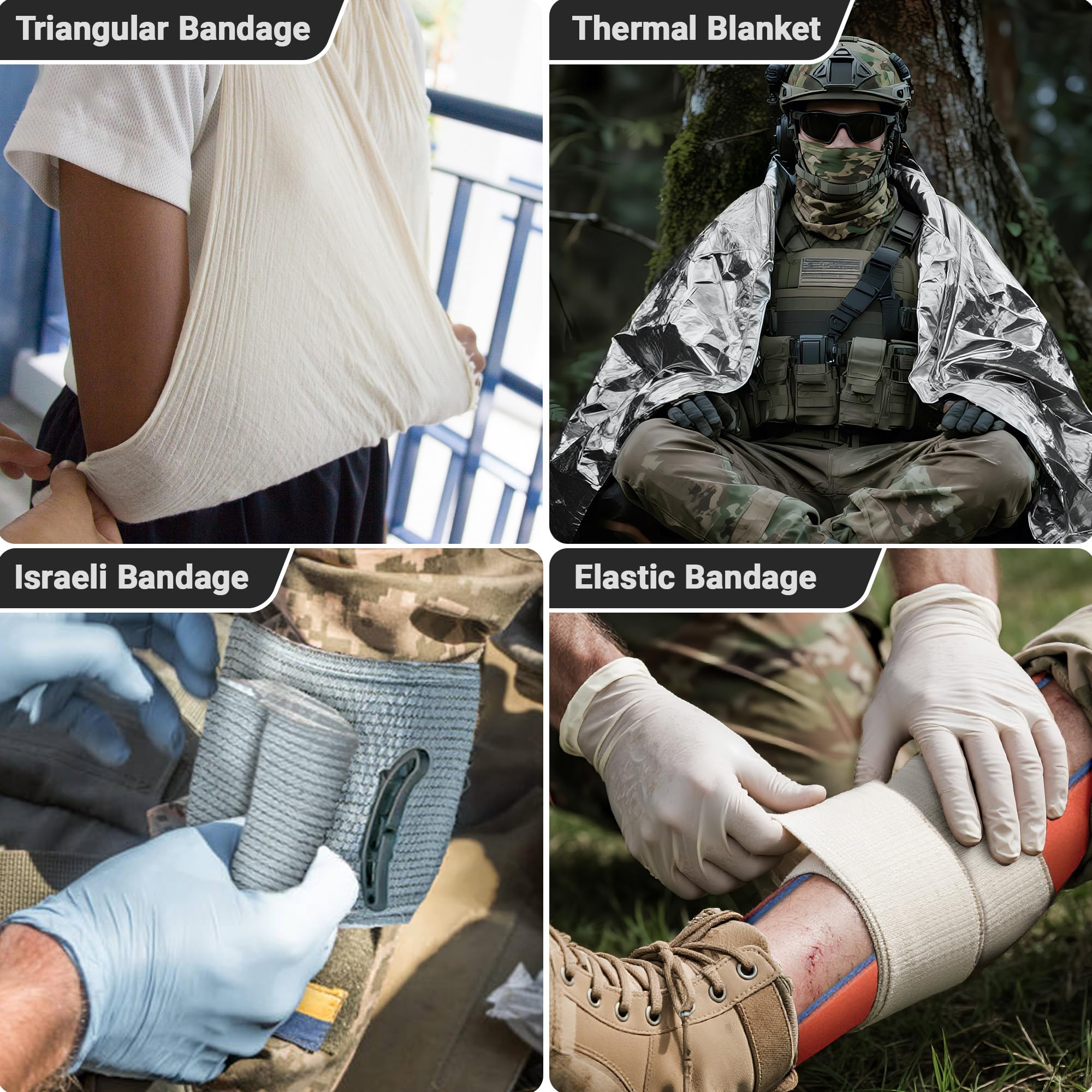 HidroPony IFAK waterproof lining protects contents during wet weather.