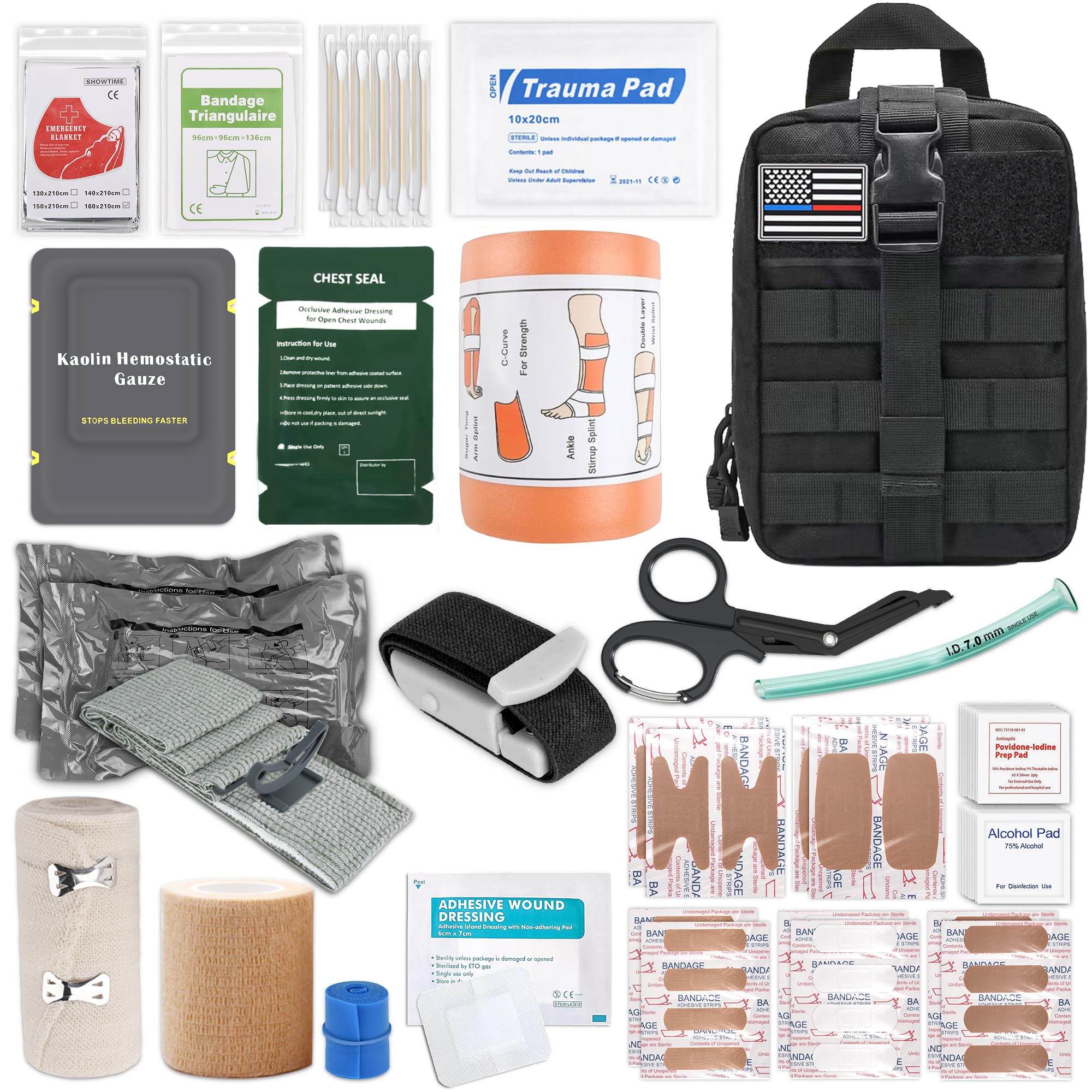 HidroPony survival kit with Molle bag for quick outdoor access.