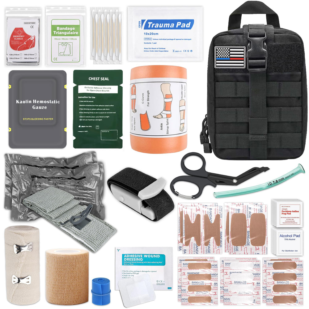 HidroPony survival kit with Molle bag for quick outdoor access.