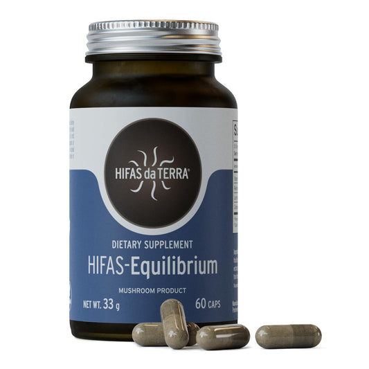 HIFAS DA TERRA HIFAS-Equilibrium bottle front suggesting daily focus and balanced energy