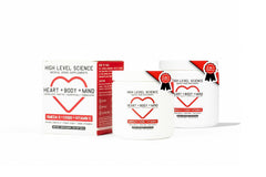 High Level CoQ10 Omega-3 Vitamin E front label signaling a comprehensive wellness blend for heart health
