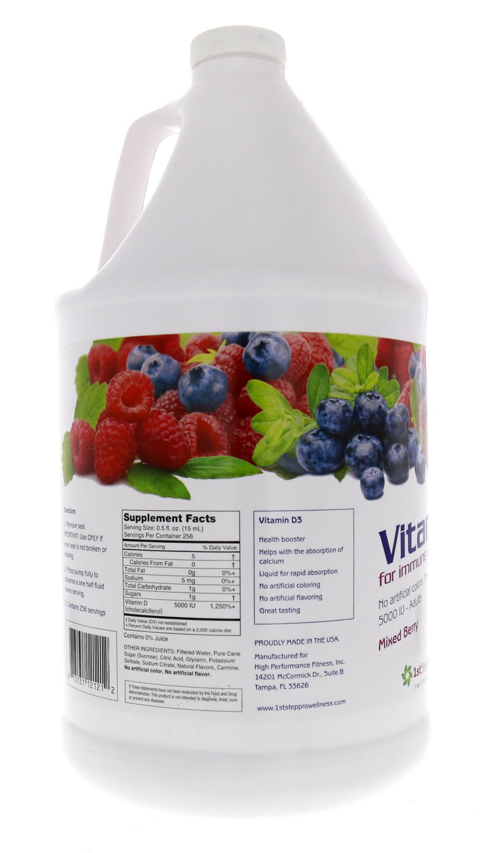 High Performance Fitness 1st Step refrigerate-after-opening for freshness