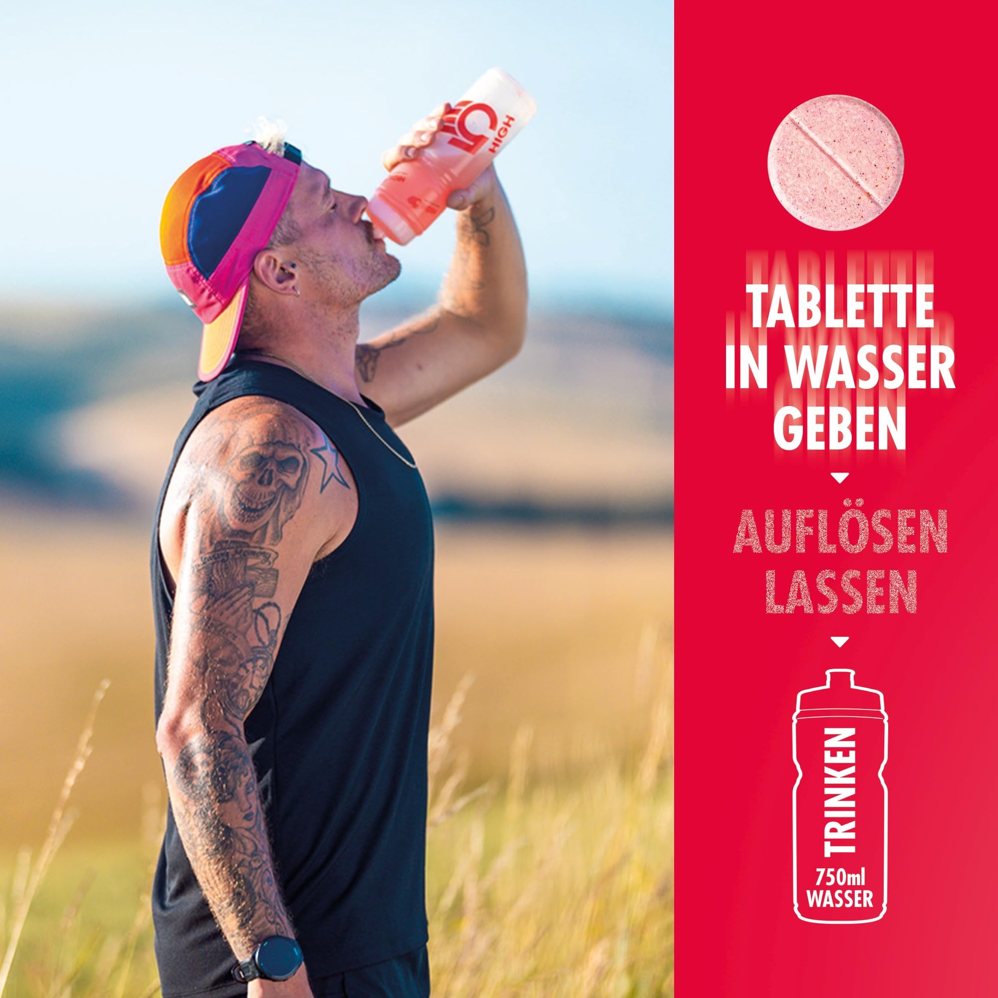 HIGH5 Zero packaging highlights sugar-free electrolyte formula for sports.