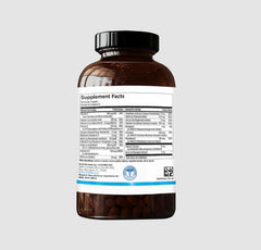 HighBe Women's Multivitamin bottle being poured to show easy daily capsule intake