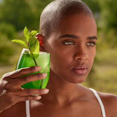 Preparation scene with HigherDOSE Detox Drops before a sweat session