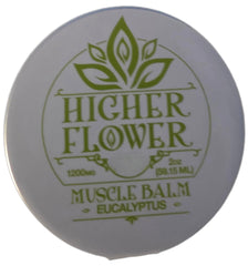 Higher Flower balm texture close-up highlights beeswax and natural oils
